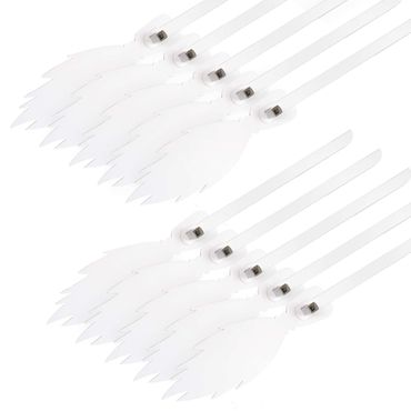 FOLDZILLA Hobby horse - Witch broom Set of 10 White for Drawing/Stickers