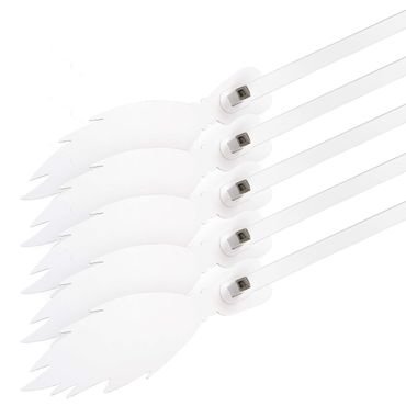 FOLDZILLA Hobby horse - Witch broom Set of 5 White for Drawing/Stickers